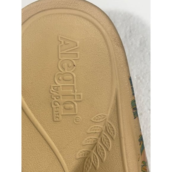 Alegria Sandals Women's size US 9 EU 39 Country Road Floral Lightweight Thong - Picture 14 of 16